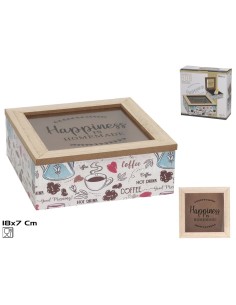 CAJA SET DE TE BOB 18X18X7 CM