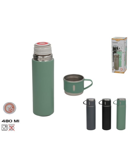 TERMO ACERO INOX BIGEN 480ML