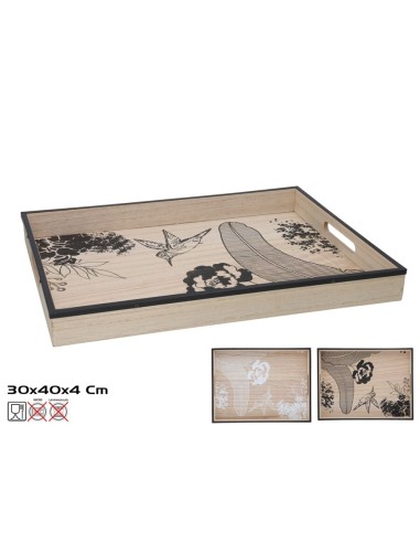 BANDEJA KAORI 40X30X4CM 2 SURT