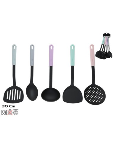 SET 5 UTENSILIOS COCINA AIDA 30CM