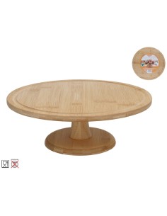 SOPORTE BAMBU COMIDA YUAN 30X30X10CM