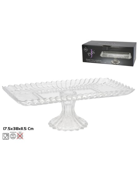 TARTERA CRISTAL ALASKA 38X17,5X11,5CM