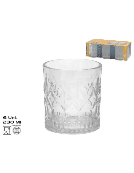 VASOS X6 LUNA 230ML