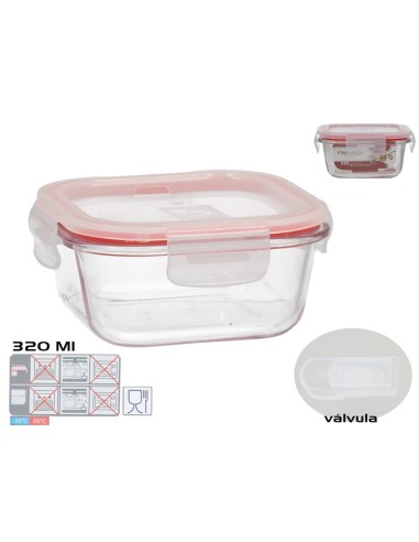 FIAMBRERA TOKIO VALVULA 320ML CUADRADA