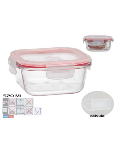 FIAMBRERA TOKIO VALVULA 520ML CUADRADA