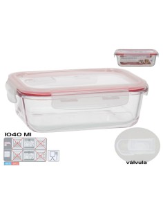 FIAMBRERA TOKIO VALVULA 1040ML RECTANGULAR