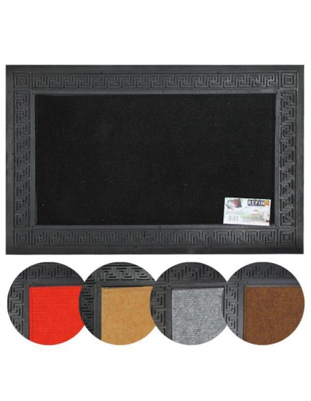 FELPUDO GOMA MOQUETA ARTICO 40X63CM