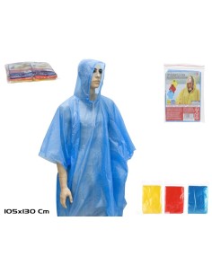PONCHO ECONOMICO 105X130CM ADULTO