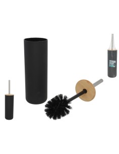 ESCOBILLERO C/ESCOBILLA AMPU 8X36CM NEGRO