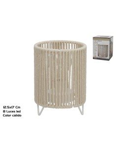 LAMPARA DE MESA  8 LED CALIDA HESTIA 12.5X12.5X17C