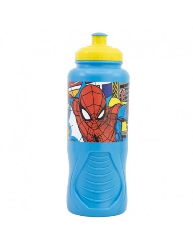 BOTELLA ERGONOMICA 430 ML. SPIDERMAN ARACHNID GRID