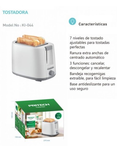 TOSTADORA 750W KI-044