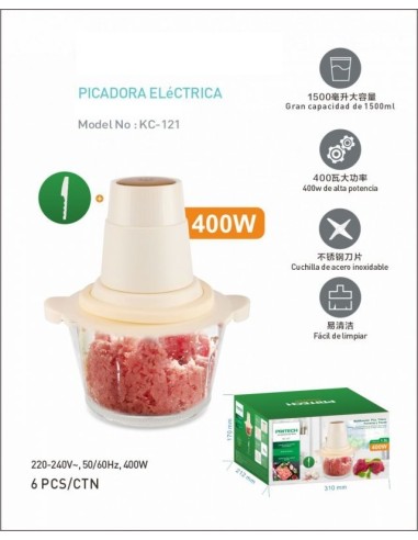 PICADORA ELECTRICA 400W KC-121
