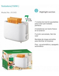 TOSTADORA 650-750W KI-045