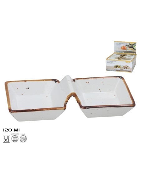 BOWL APERITIVO PORCEL 17,5X8X4,5CM DYLAN