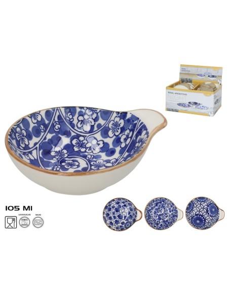 BOWL APERITIVO NIGHT 11,5X9,5X3,8CM 105ML  3 SURT