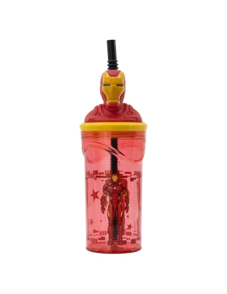 VASO 3D 360 ML. AVENGERS INVINCIBLE FORCE IRON MAN