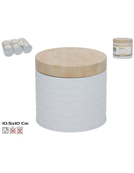 BOTE METAL REDON. ILIS 10.5X10.5CM