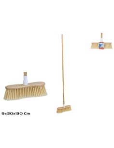 PALO + CEPILLO ESCOBA BAMBU ZION 130X30CM