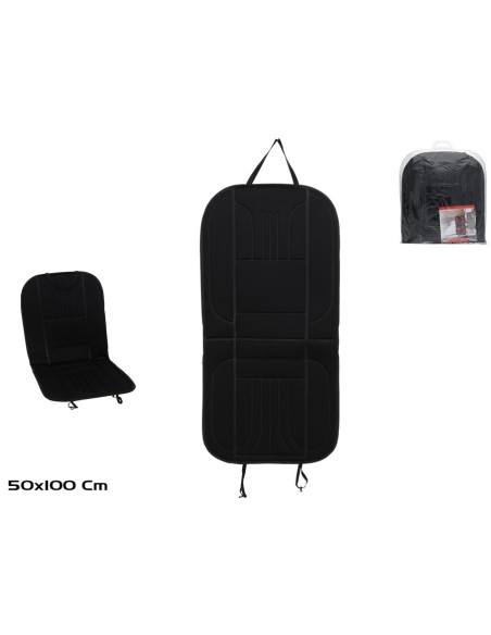 PROTECTOR ASIENTO COCHE 100X50CM  NEGRO