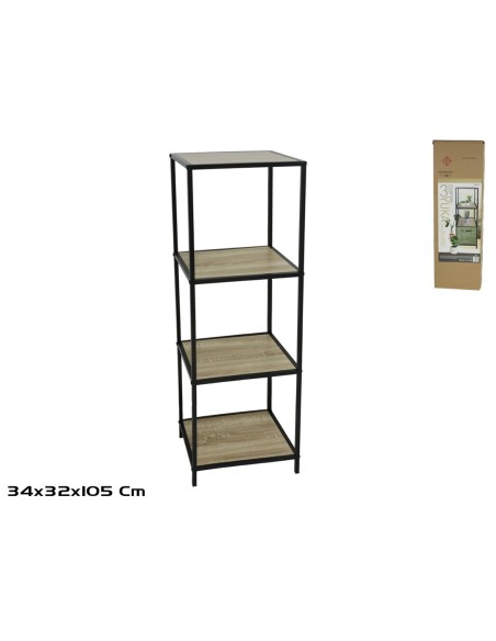 ESTANTERIA 3 HUECOS YUKA 34X32X105CM