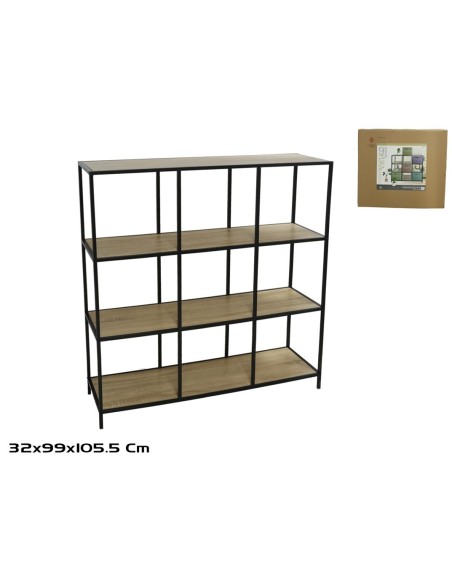 ESTANTERIA 6 HUECOS YUKA 99X105,5X32CM