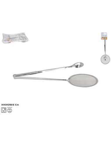 RASERA C/PINZA METAL DAVID 10X10X28.5CM