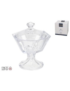 BOMBONERA CRISTAL PAMELA 20,5X24CM