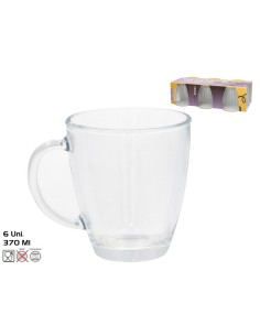 TAZAS CRISTAL PENELOPE X6  370ML