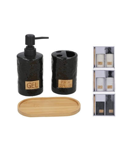 SET BAÑO CERAMICA 3PCS MURCIA  3 SURT.