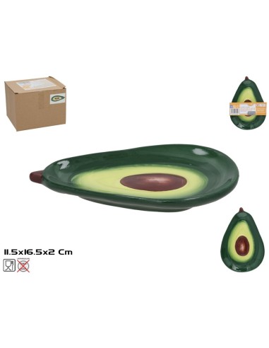 PLATO LLANO AGUACATE 16.5X11.5X2CM