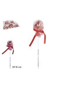 VARA CON BOLA 10 LED ATENEA 37,5X8,5 CM