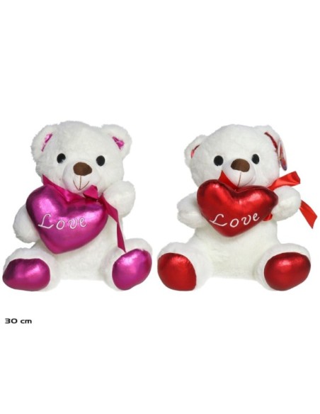 OSITO CORAZON BELLA 2 SRT 30 CM