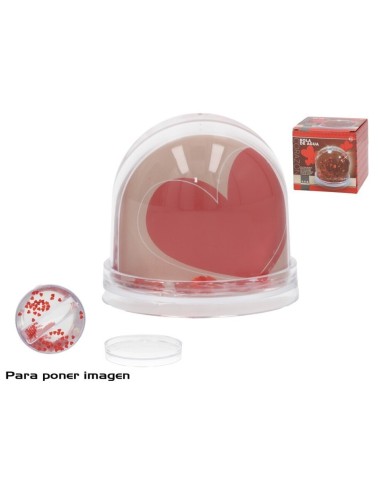 BOLA DE AGUA C/ IMAGEN 9X9X8,5 CM