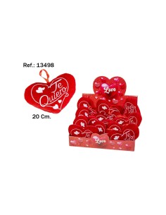 CORAZON TE QUIERO CORAZONES 20CM.