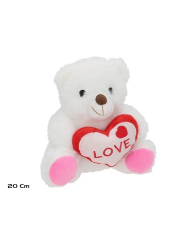 OSITO CORAZON POLLY 20 CM