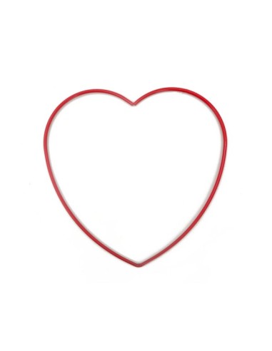 CORAZON METALICO D30 ROJO