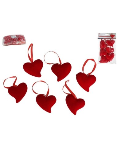 CORAZON COLGANTE X6  LOVE 7X7X2,5CM