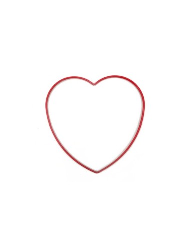 CORAZON METALICO D20 ROJO