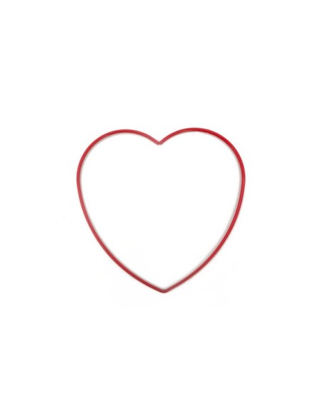 CORAZON METALICO D20 ROJO