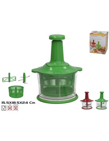 PICADORA VERDURAS MANUAL 24CM 2SURT