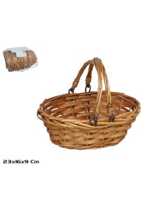 CESTA ASA MORFEO 23X16X9CM OVAL