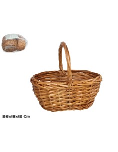 CESTA ASA MORFEO 26X18X12CM OVAL