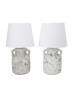 LAMPARA MESA CERAMICA LONDRES 31CM 2 SURT.