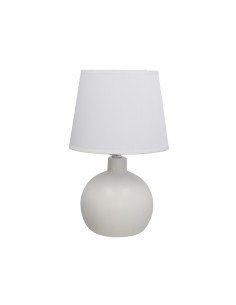 LAMPARA MESA CERAMICA ITALIA 32CM BLANCA