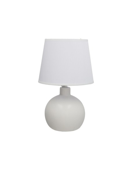 LAMPARA MESA CERAMICA ITALIA 32CM BLANCA