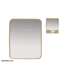 ESPEJO JUPITER 40X50CM DORADO