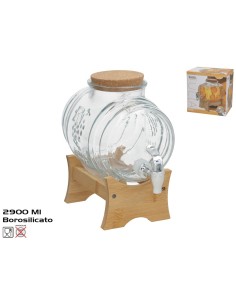 BARRIL DISPENSADOR DE LIQUIDOS C/SOPORTE JULIA 290