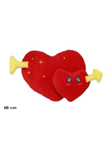 SET DOS CORAZONES 18 CM