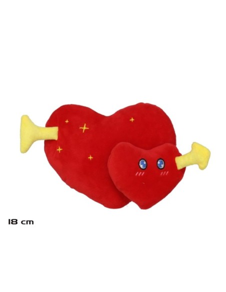 SET DOS CORAZONES 18 CM